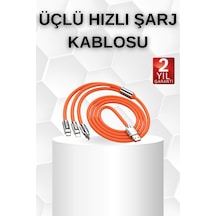 Android Ve Apple iOS  Uyumlu 180 Derece Type-c Şarj Kablosu