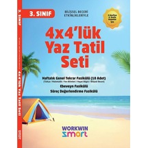 3. Sınıf 4x4'lük Tatil Tekrar Seti 12 Fasikül+bilişsel Etkinlikler-2025