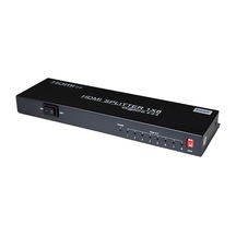 Beek 4k 8'li Hdmı Video Çoklayıcı, 3840 X 2160 Piksel Çözünürlük, Hdcp 2.3, Metal Şasi, Siyah R