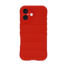Apple iPhone Uyumlu,  16 Kılıf Optimum Silikon - Kırmızı
