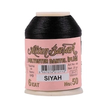 Hubrendy Tedarik Altınbaşak Oya Ve Dantel İpi 20 Gr - Royaleks - No: Siyah