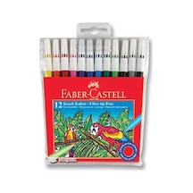 Faber Castell 12 Renk Keçeli  Kalem