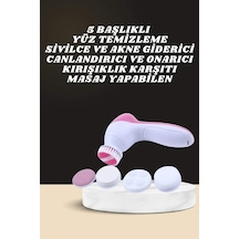 İkili Cilt Bakım Seti 5 Başlıklı Yüz Temizleme Ve Masaj Aleti Canlandırıcı Ve Onarıcı 15475319