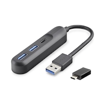 Usb Type-c 3.2 Gen1 Hub 3 Port 5 Gbps Siyah U35g05