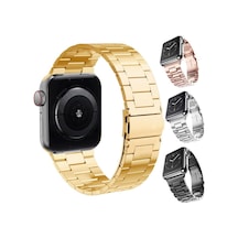 Apple Uyumlu Watch Kordon 38 40 41 42 44 45 MM Çelik Metal Kordon