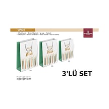 Hediyelik Karton Çanta 3'lü Set Wish Serisi