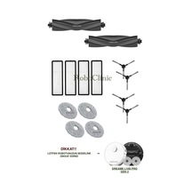 Dreame L10s Pro Gen 2 Robot Süpürge Uyumlu Fırça, Hepa Filtre, Mop Seti-14 Parça