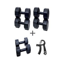 Ps Spor 3 Çift Dambıl Set 3 Kg + 7 Kg +10 Kg + Ayarlanabilir Sayaçlı El Yayı