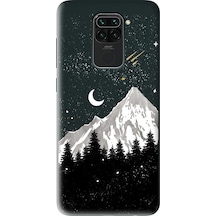 Xiaomi Redmi Note 9 Uyumlu Black Night Tasarımlı Siyah Lansman Telefon Kılıfı