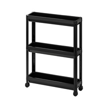 Ikea Vesken Servis Sehpası Siyah 54x18x71 Cm