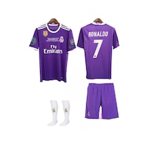 R.madridd 2017 Cardiff Şampiyonlar Ligi Cristiano Ronaldo Çocuk F Çok Renkli