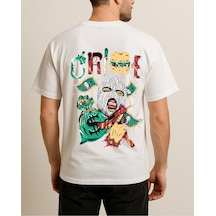 Hugo Boss Crime Baskılı T-shirt Beyaz Hugo Boss Crime Baskılı T-shirt Beyaz