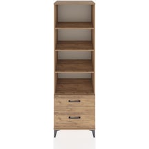 Hyperion Dolap 4 Raflı 2 Çekmeceli 60x44x195 Çam-çam Çam
