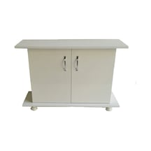 Kanki Pet Mdf Düz Akvaryum Sehpa Beyaz 80 CM