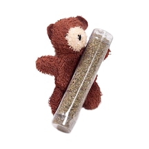 Karlıe Kedi Otlu Peluş Ayıcık 10x8cm K.rengi N708
