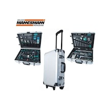 Mannesmann 29077 Alüminyum Çantalı Tekerlekli Alet Seti 159 Parça
