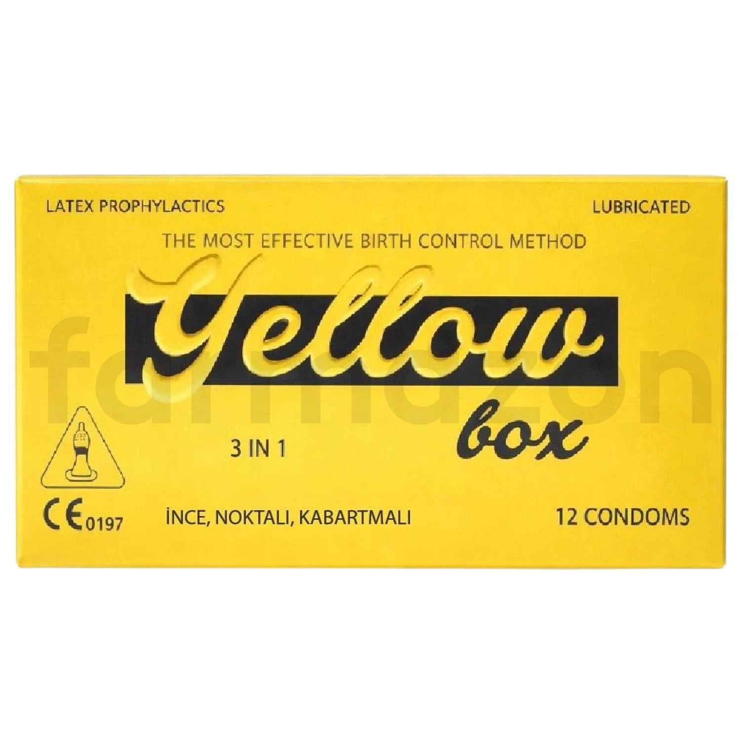 Yellow Box Prezervatif 12'li