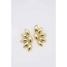 Çelik Küpe 14 K-17218 50mm Çok Renkli