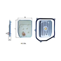 Mahle Hidrolik Filtre Takımı Bora 98-05 -golf Iıı-ıv 92-06 -passat 88-97 -a3 Ag4 Otomatik Şanzum Hx147kıt 01m325429 096321370