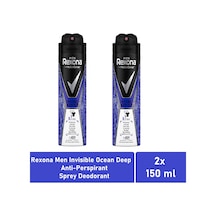 Rexona Men Deodorant Invisible Ocean Deep 2 x 150 ML