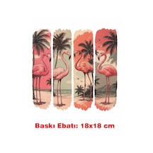 Deniz Kum Güneş Temalı Ütü İle Yapışan Tekstil Kumaş Tişört Baskı 3358