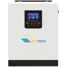 Uretech 1Kva 1Kw 1000 Watt Tam Sinüs Akıllı Inverter 12-220V Invertör