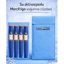 İnsülin Soğutucu Cüzdan -açık Mavi-4 Kalemlik Frio