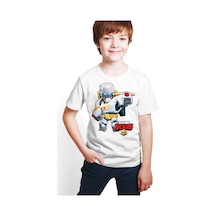 Startmore Brawl Stars - Bo - Erkek Çocuk Beyaz Dijital Baskılı T-shirt E-03