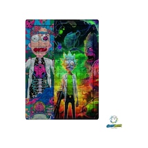 Ghostbastır Design Rick And Morty 99 Parça Ayaklı Puzzle Dekoratif Çocuk Yapbozu 0182