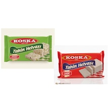 Koska Fıstıklı Ve Sade Tahin Helvası 500 Gr 2 Si Bir Arada
