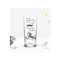 Kişiye Özel Renkli Baskılı Sevgi Menfaatsiz Olmalı Tasarımlı Rakı