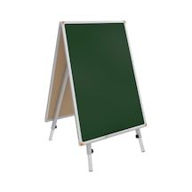 Çift Taraflı Teleskopik 60x85cm Yeşil Siyah Yeşil