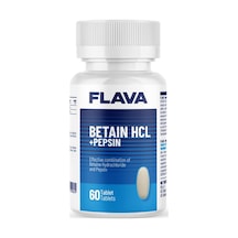 Flava Betain Hcl + Pepsin Takviye Edici Gıda 60 Tablet