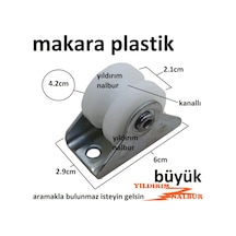 İplik Makarası Büyük Boy Ray Makara Plastik Çekme Makarası Sehpa