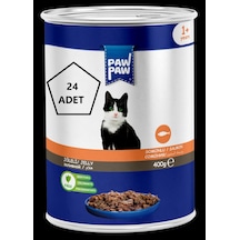 Paw Paw Jöleli Somonlu Yetişkin Kedi Konservesi 24 x 400 G