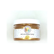 Epoksi Reçine Metalik Sedefli Pigment Toz Boya Altın Sarısı Renk 50 G