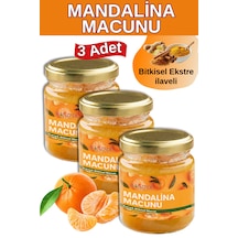 Hanzade Bitkisel Mandalina Macunu 3'lü Set Zencefil, Zerdeçal, Havlıcan, Tarçın, Bal & Propolis Içeren Karışık Bitkisel Macun 210 Ml