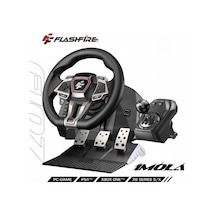 Flashfire Imola F107 Force Feedback Yarış Direksiyon Seti 900 /270 , Hall Sensörlü 3 Pedallı, 6+1 H-vites, Pc / Ps4 / Xbox Series X S / Xbox One Uyumlu