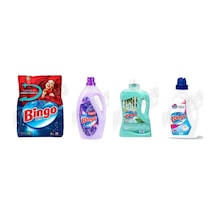 Bingo Renkliler 4kg + Soft Yumuşatıcı 3l + Yüzey Tem. Fresh 2.5 Lt + Amber Sıvı Det. 1755 Ml 4'lü Set Diğer