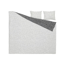Ikea Björkgramal Çift Kişilik Nevresim Takımı 220 X 240 Cm Beyaz - Siyah