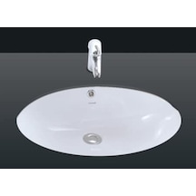 Creavit Tp216 Tezgah Altı Oval Lavabo 37 x 51 CM Beyaz