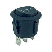 Buharaelk Ic-134-2 Yaylı Yuvarlak Işıksız Anahtar On -off- On 3p