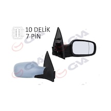Gva Dış Dikiz Aynası Sağ Megane 02 Elektrikli Isıtmalı Sensörlü Astarlı Asferik 7 Fiş Vm-138ehpsr Gva 1011131 7701054688 7701068375