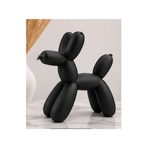 Köpek Balon Biblo Balkon Dog Biblo 17 Cm Siyah