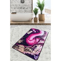 Pastry Banyo Halısı Djt 70x120 cm Banyo Halısı,Banyo Paspası Yıkanabilir Kaymaz Taban Garantili