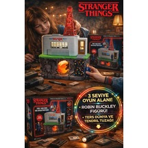 Stranger Things Wsqk Radyo İstasyonu Jazwares Playset Robin Figürlü 3 Katlı Set Netflix Lisanslı