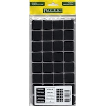 Mey İthalat Pacific 6025 Bl Yapışkanlı Keçe 25 Mm X 25 Mm Siyah