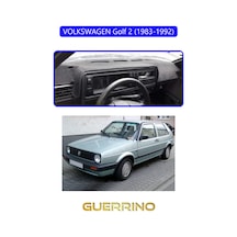 Volkswagen Golf 2 1983-1992 Torpido Koruma Halısı Mavi Kenar