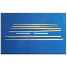 Mercedes Viano W639 Kısa Şasi Krom Cam Çıtası 2004-2014 8 Parça Paslanmaz Çelik