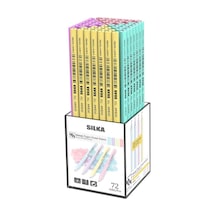 Silka Kurşun Kalem Ocean Pastel Üçgen 72 Li Kl1.tsp Çok Renkli